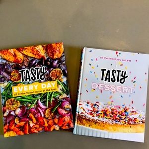 Set of Tasty Cookbooks